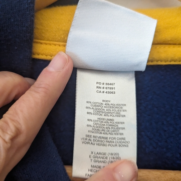 Blues zip up hoodie - Picture 3 of 4